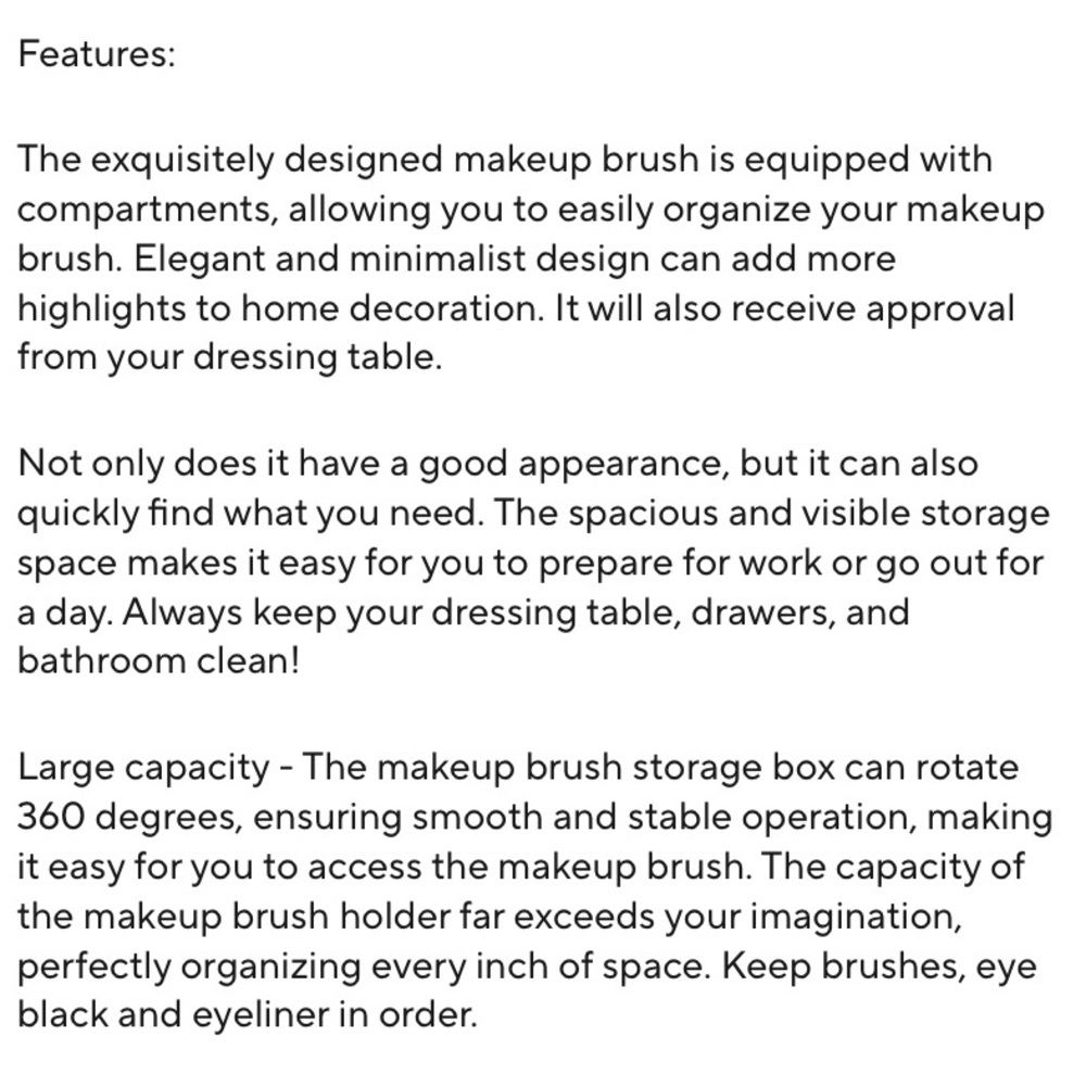 Makeup Brush Storage Rack - Picture 5 of 5